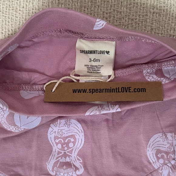 Spearmint Love Ruffle Bloomer 3-6mo Mermaid NWT - Picture 3 of 3